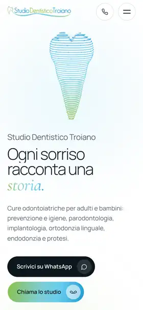 Anteprima su smartphone: Studio Dentistico Troiano, Boscotrecase (NA)